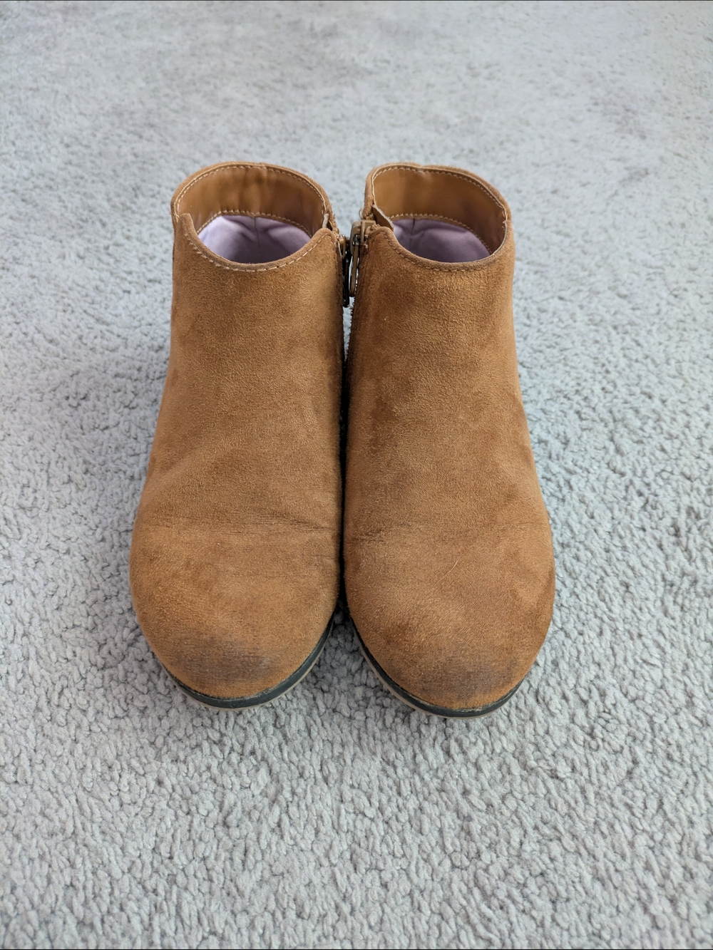 Cat & Jack Brown Suede Ankle Boots